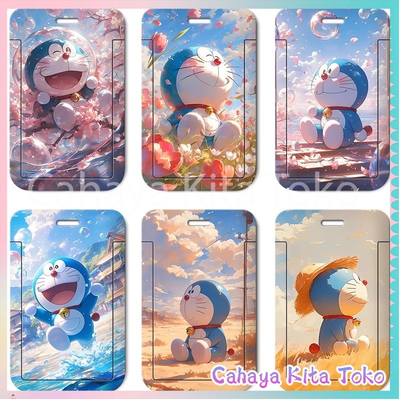 

ID CARD HOLDER/SARUNG KARTU/pesanan Hadiah Khusus/SUPPORT HARGA GROSIR/Doraemon kucing mesin yang lucu
