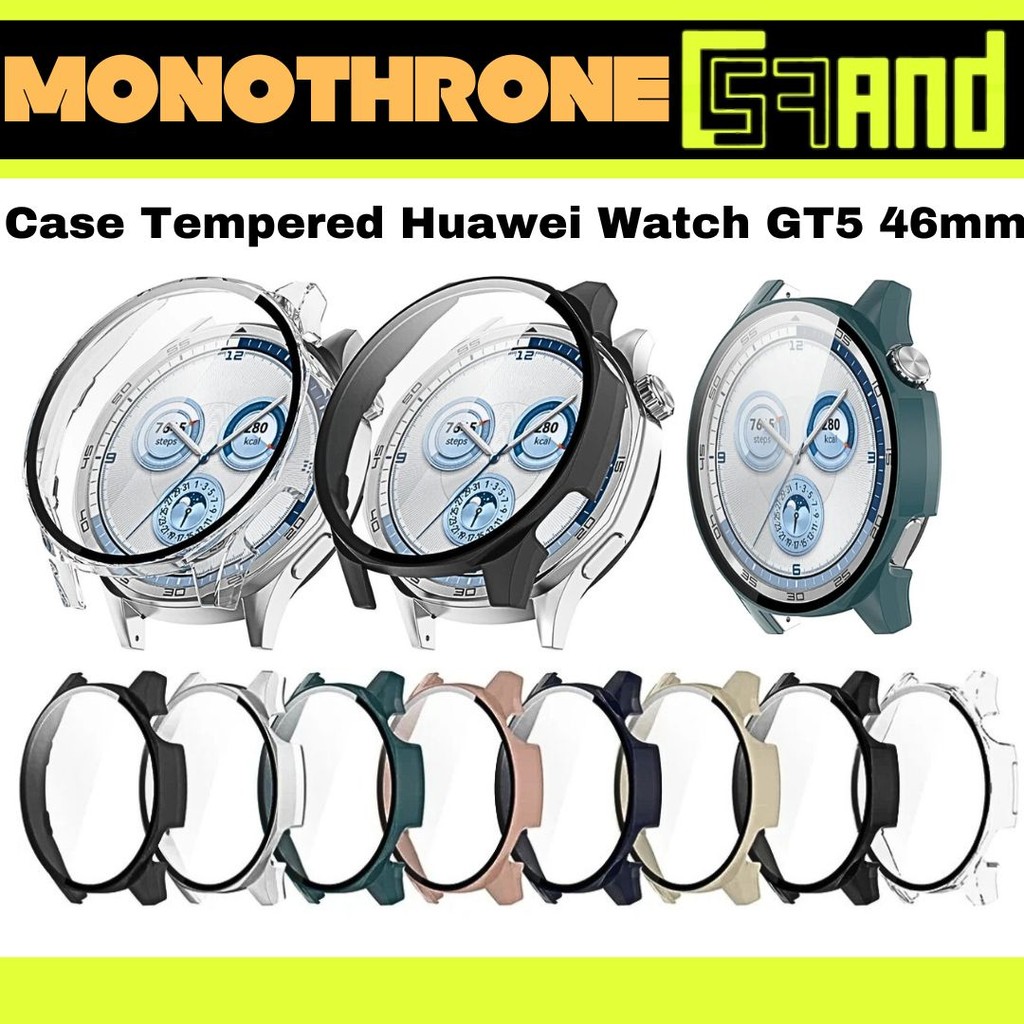 Case Huawei Watch GT5 46mm Huawei GT5 GT 5 46 mm Tempered Hard Case PC Huawei