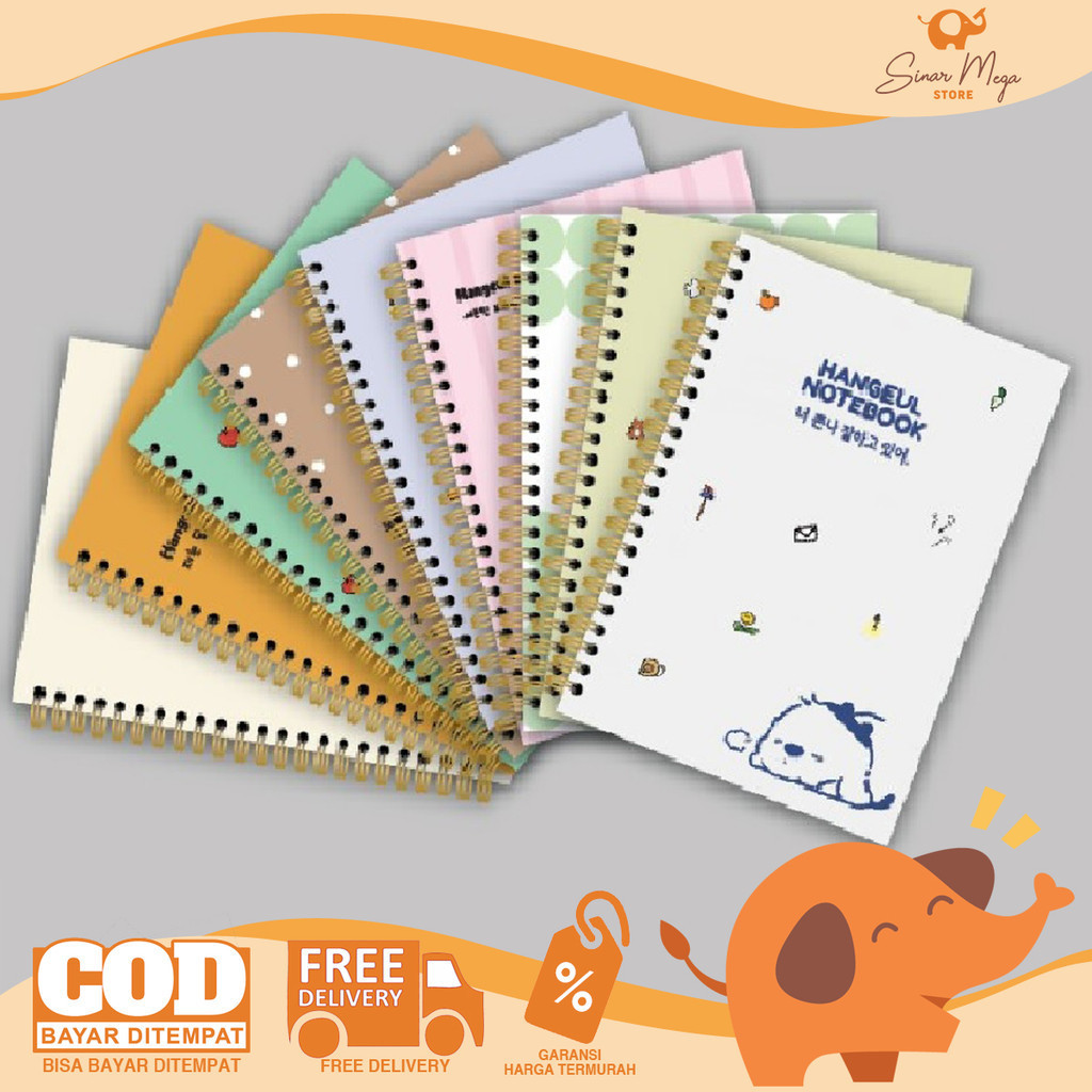 

OXFORD Hangeul Notebook A5 - Buku Tulis Catatan Jilid Spiral Murah
