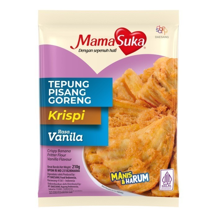 

MamaSuka Tepung Pisang Goreng 210 gr