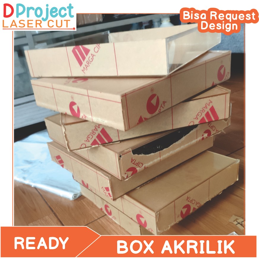Box akrilik Sliding Mahar 40x50x6 / Frame Mahar Akrilik 50x40x6