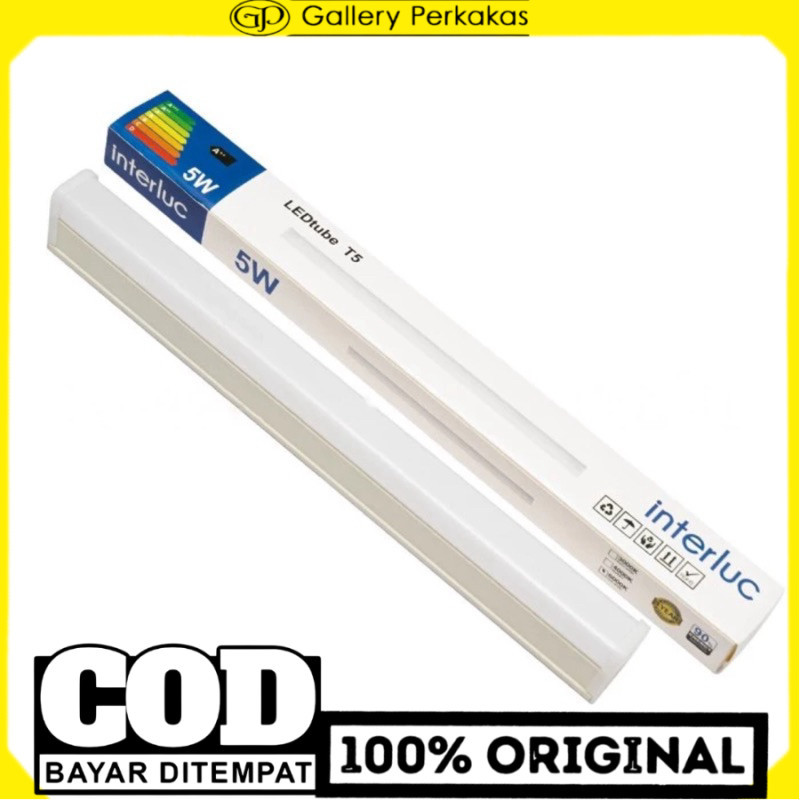 Interluc lampu Led Tl T5 10 Watt 60 Cm Putih / kuning