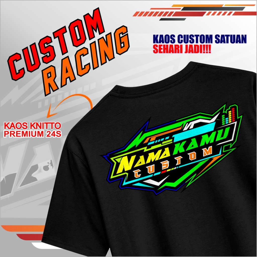 Aplomb Baju Kaos Sablon Custom Racing