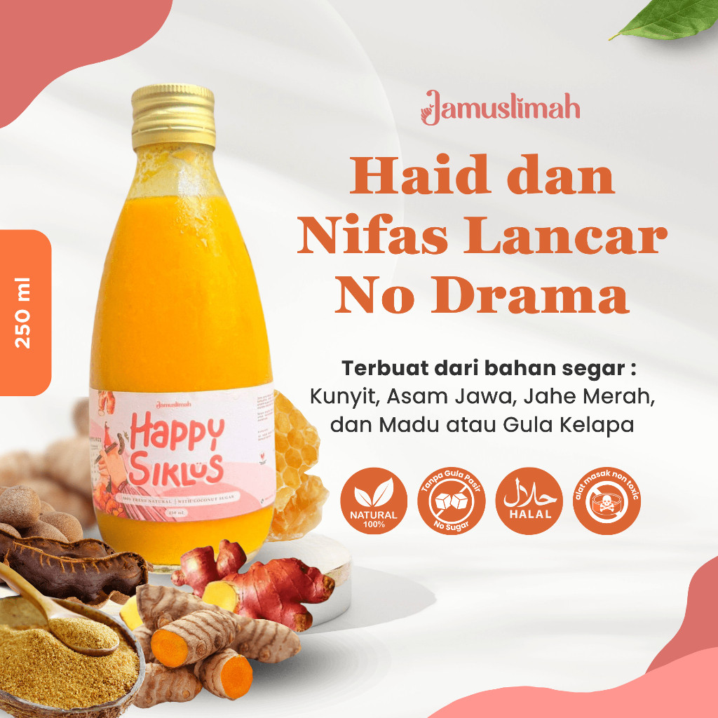 

Jamu Menstruasi Haid Happy Siklus Jamuslimah by umisehat