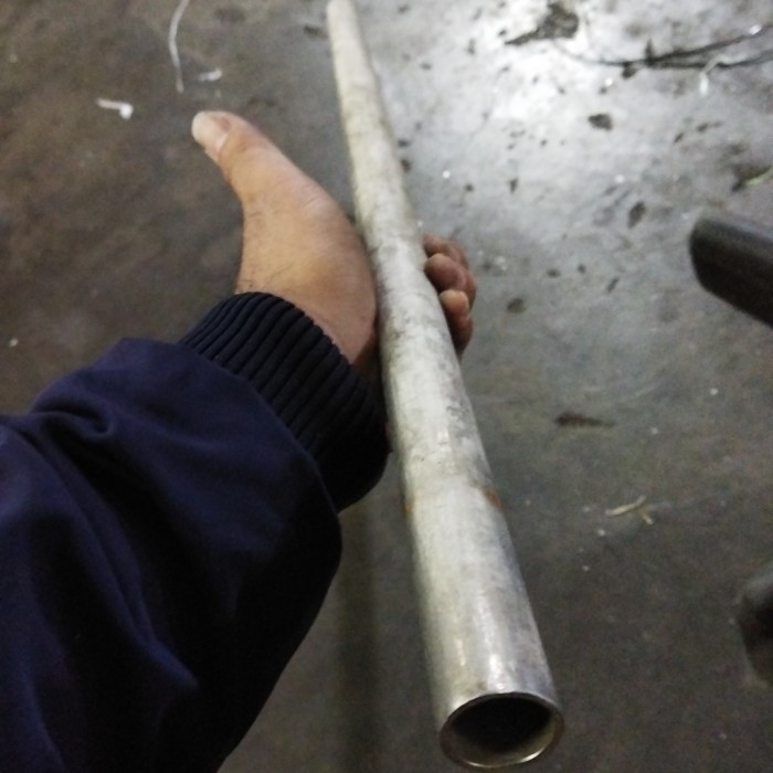 pipa stainless seamless 316 od 25 tebel 2mm x 70cm