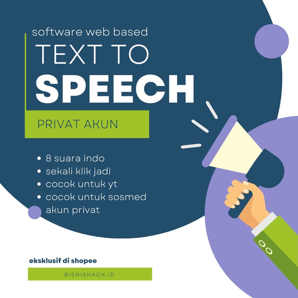 SOFTWARE TEXT TO SPEECH INDONESIA MULTI LANGUAGE  TOOLS YOUTUBE SOSMED