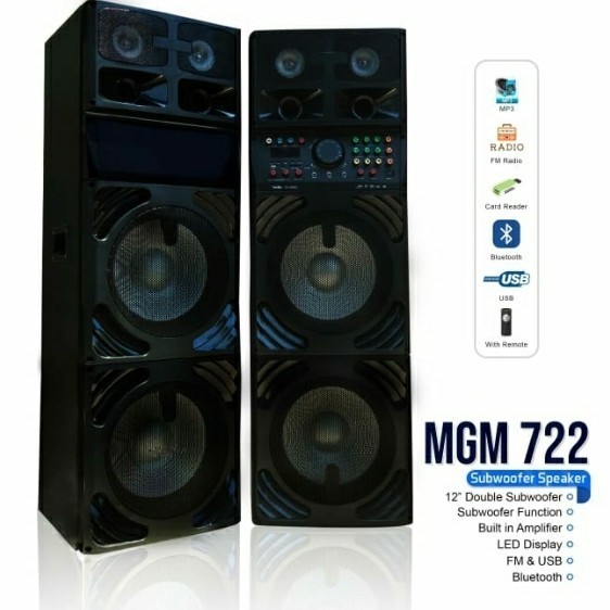SPEAKER AKTIF BLUETOOTH DAT MGM-722 Gratis Ongkir