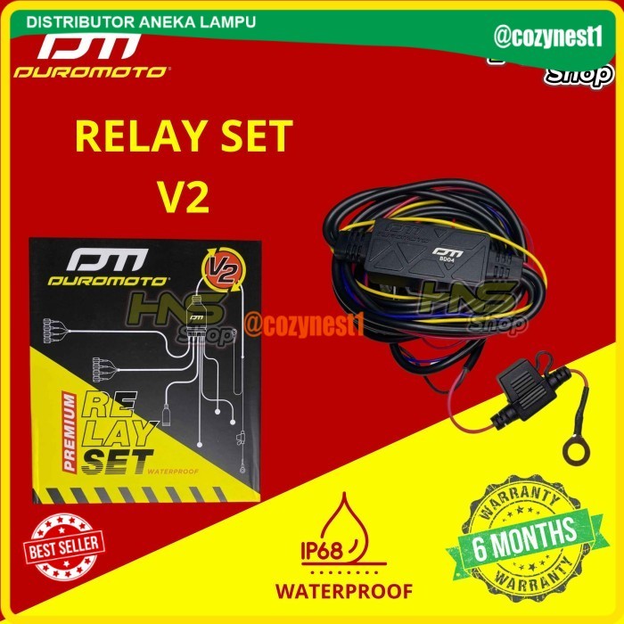 Promo RELAY SET DUROMOTO , RELAY SET MOTOR MOBIL , RELAY SET LAMPU PREMIUM