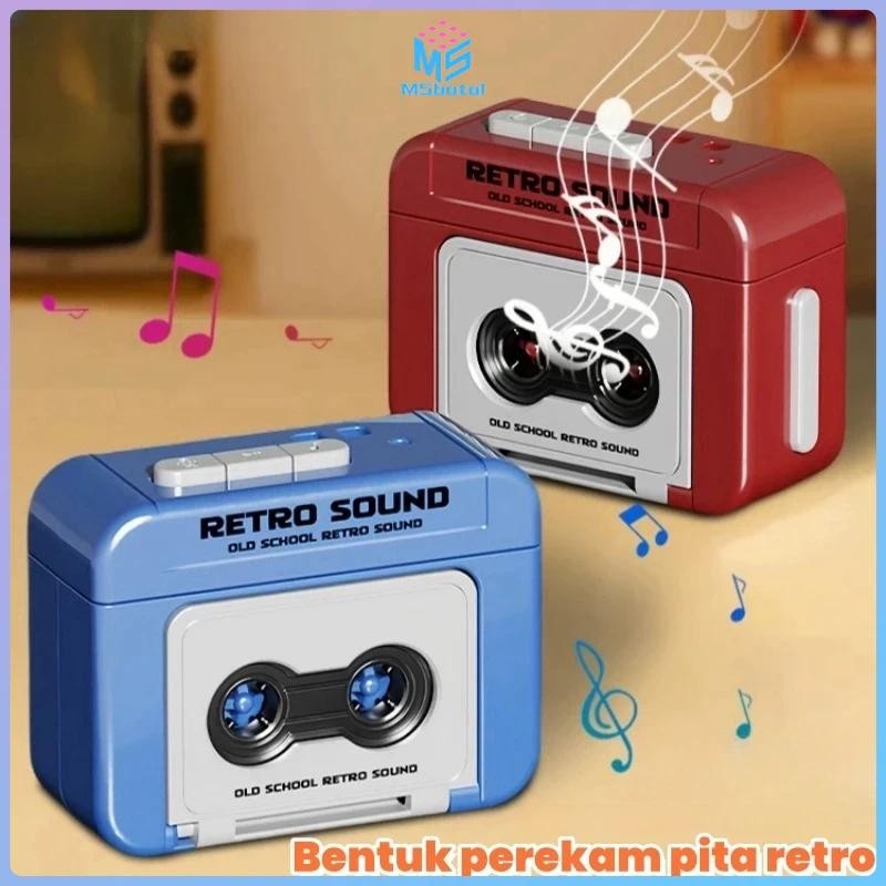 【Local Delivery 】Keychains Retro Tape Recorde Retro Keychain Kotak Musik Gantungan Kunci Rekam Lagu 