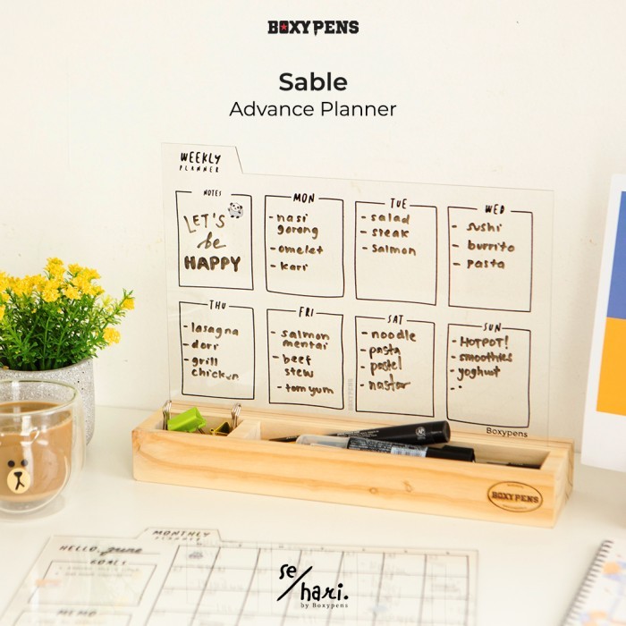 

Acrylic Package Advanced Planner - Putih