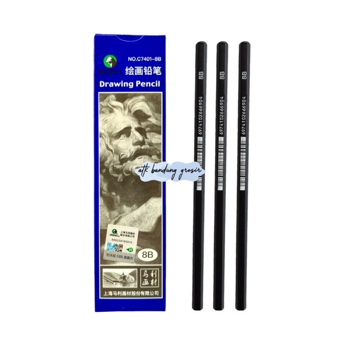 

Maries Drawing Pencils C7401 / Pensil Gambar Sketsa Lukis - satuan - HB