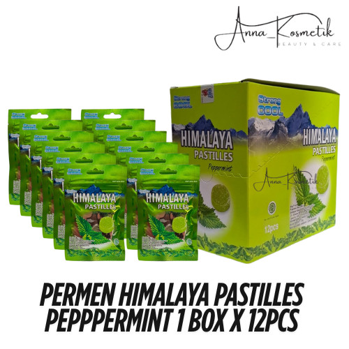 

Permen Himalaya Pastilles Peppermint 1 Box 12pcs