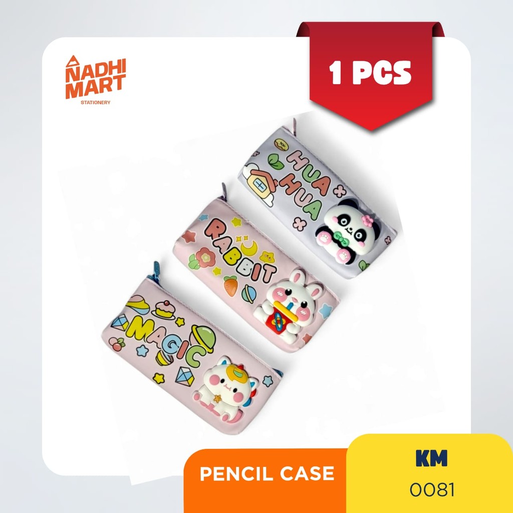 

PCR KM-0081 TEMPAT PENSIL LUCU KOTAK PENSIL ANAK PENCIL CASE RESLETING