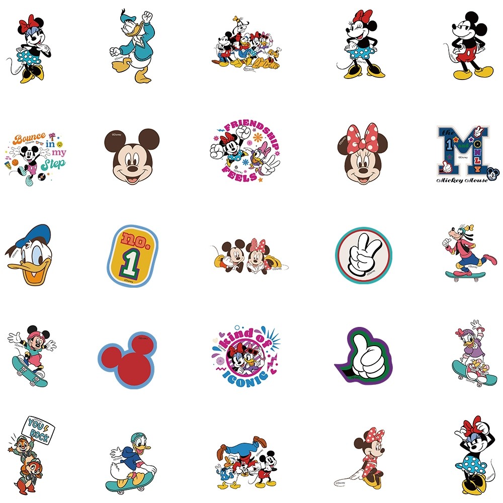 

Stiker Lucu Disney Stiker Kartun Mickey Mouse Stiker Pack Vinyl Anti Air- Sticker Aesthetic Buku Journal Koper Stiker Casing HP Stiker Laptop Helm Motor Stiker Botol