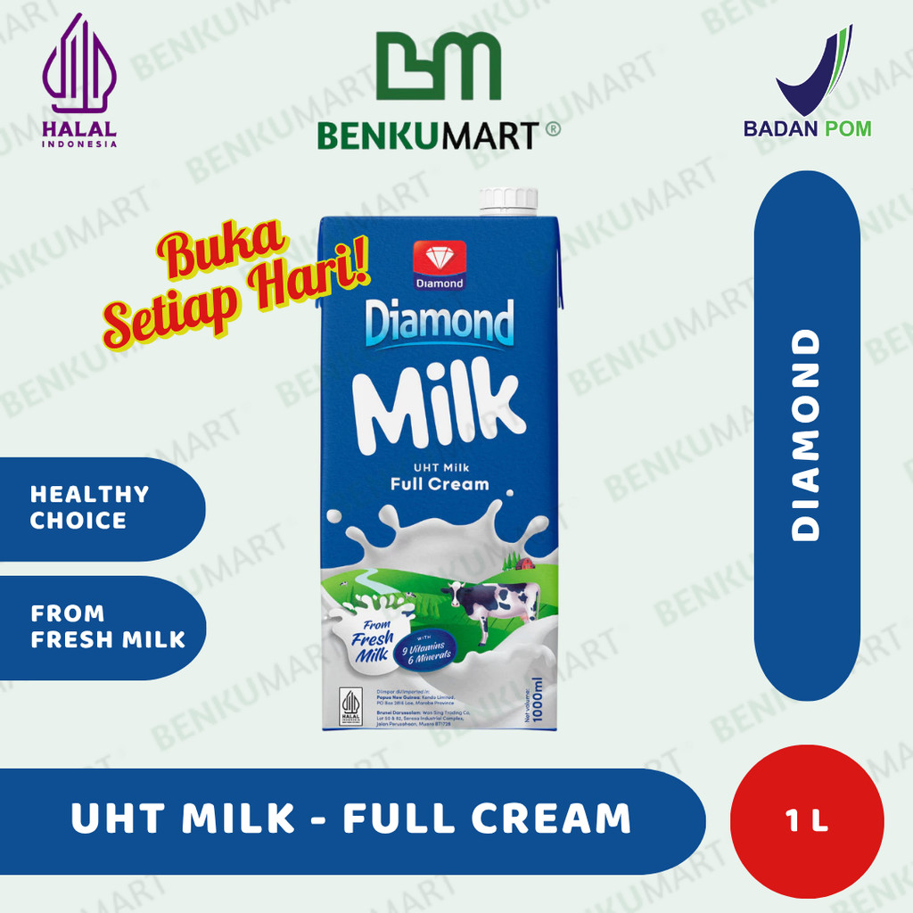

Susu UHT Diamond Full Cream 1 Liter