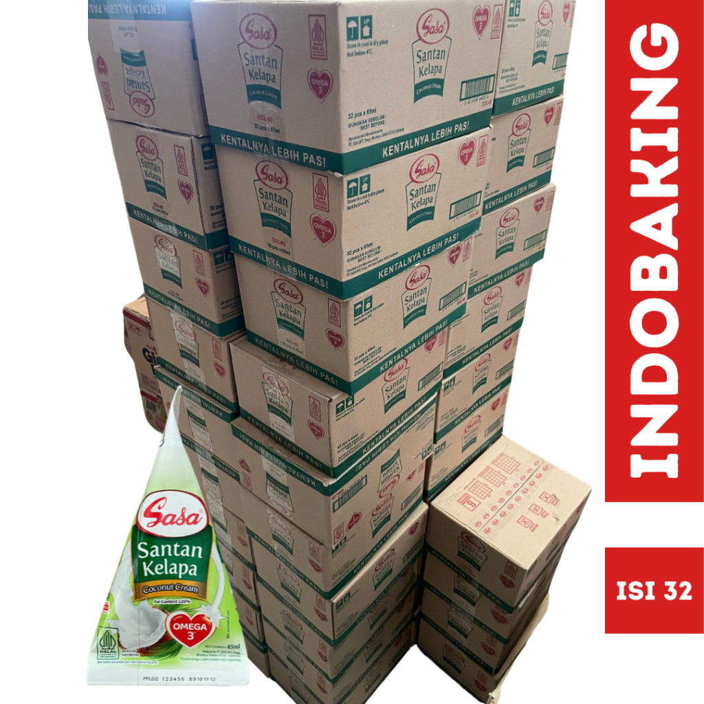 

SASA Santan Kelapa Cair 65ml DOS isi 32 Pcs