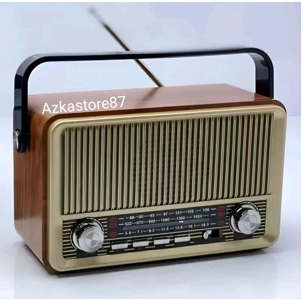 COD Radio bluetooth fleco F-510T RADIO portable AM/FM/SW speaker radio klasik terbaru X-BASS