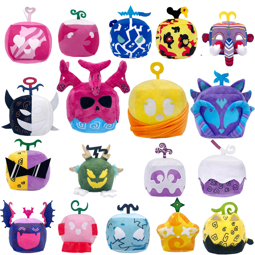 15cm Blox Fruits Plush Toy Buddha Kitssune Dragon Shadow Dough Spirit Fruit Soft Stuffed Hot Anime G