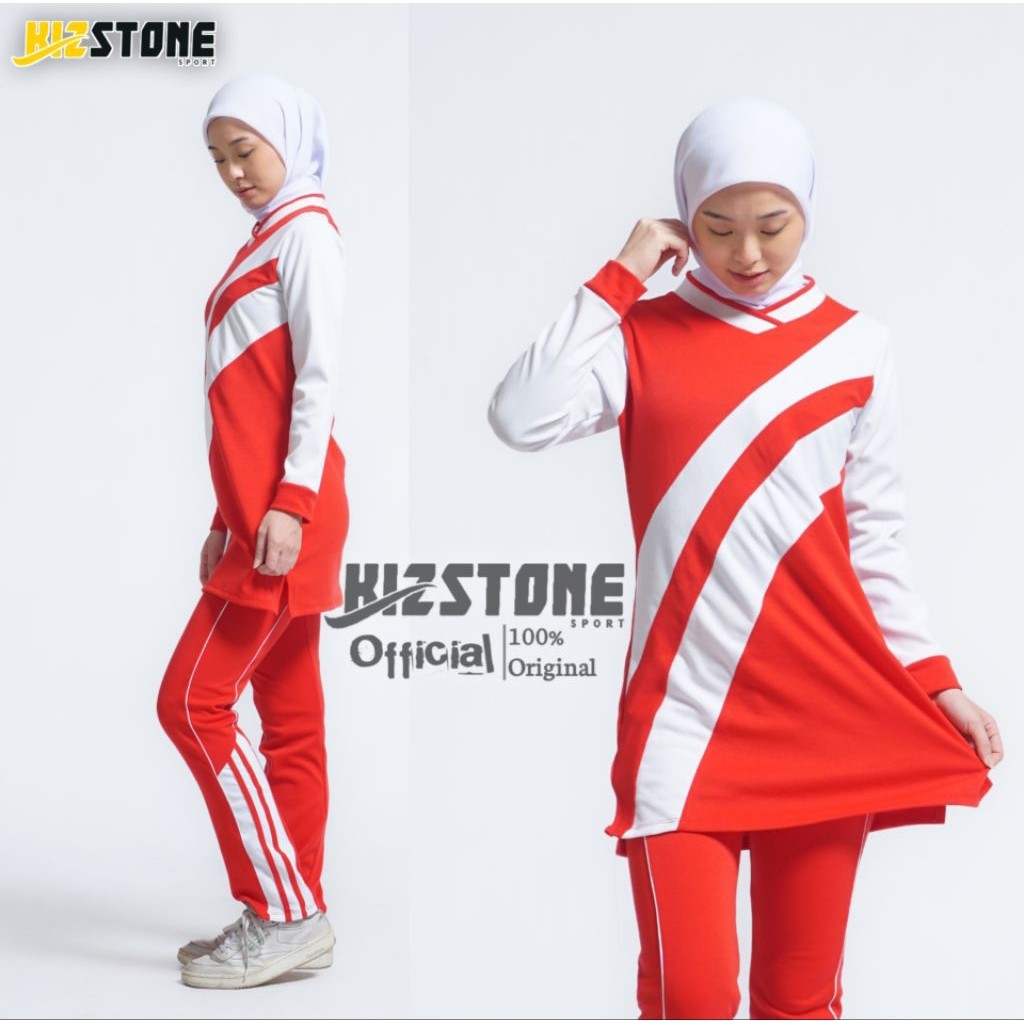 Baju Olahraga Syar'i | Baju Senam Muslimah | Set Baju Senam Wanita