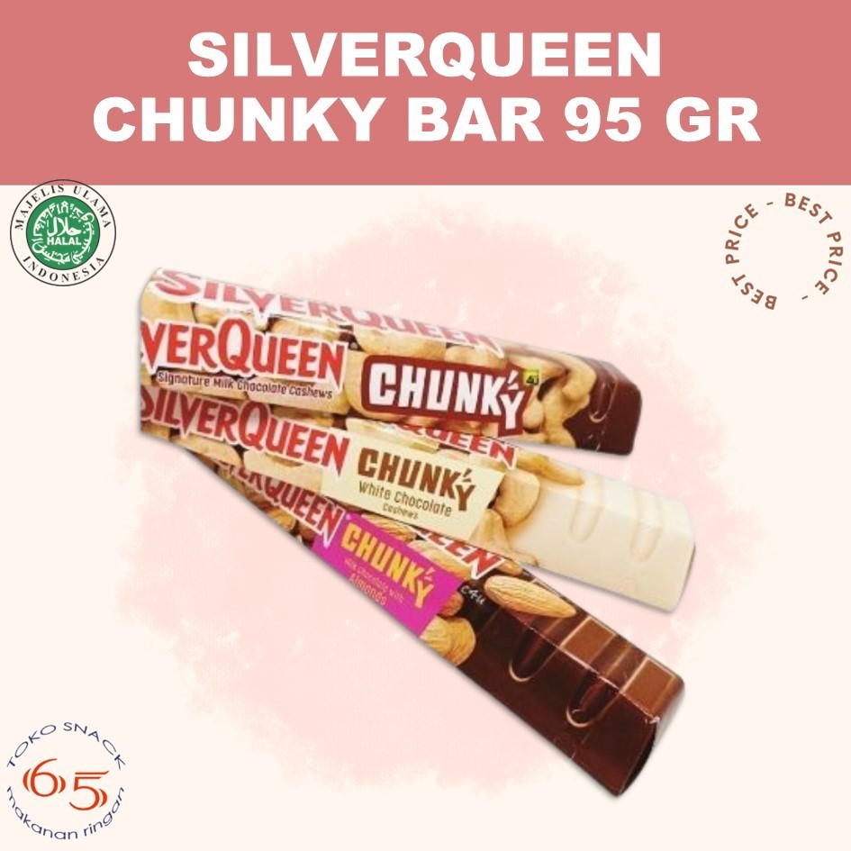 

Silver Queen Chunky Bar 85 gr. coklat silverqueen. PCS