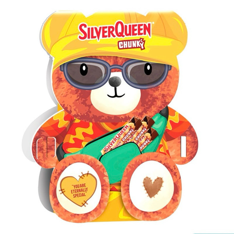 

SILVERQUEEN BEAR BERUANG BONEKA CHUNKY COKLAT 26GR x 3