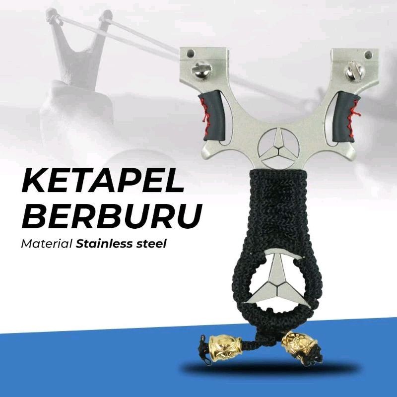 TEAEGG Ketapel Slingshot Hunting Catapult Mercedes - JH8172
