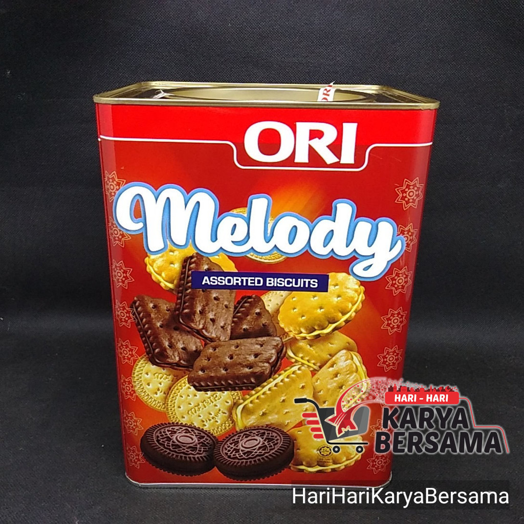 

MAKANAN RINGAN BISKUIT ORI MELODY ASSORTED BISCUITS KALENG 540GR