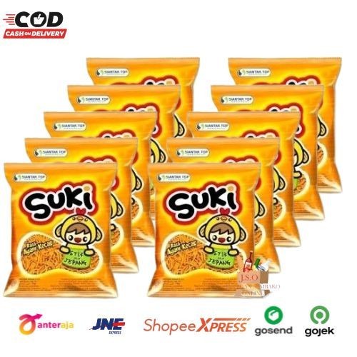 

termurah [ JSO ] Suki Stik Ala Jepang Rasa Ayam Kecap Renceng isi 10 15gr Siantar Top Snack Cemilan Anak