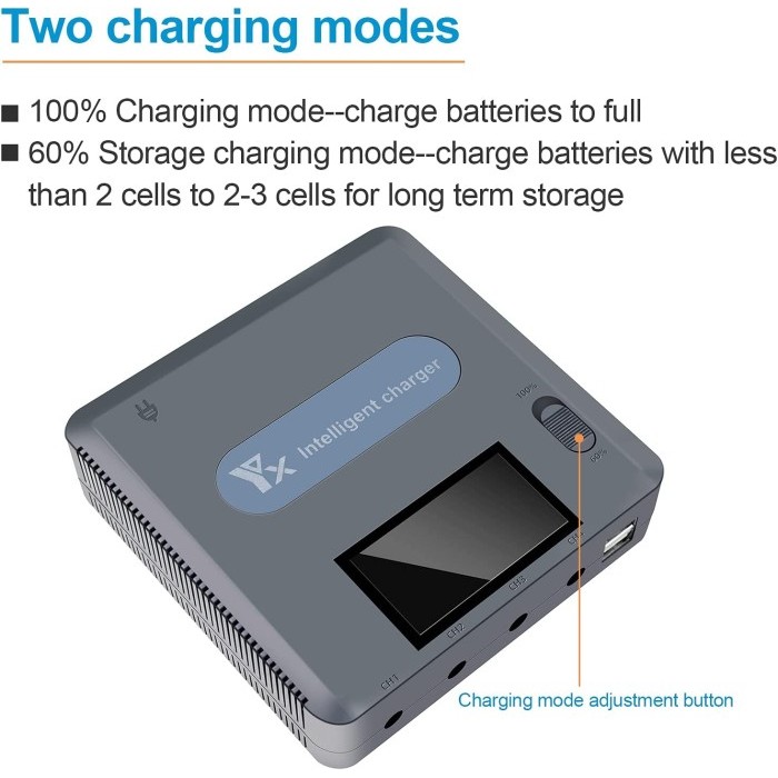 ✨LARIS✨ -Charger DJI Mavic Air 2 DJI Air 2s Baterai Battery YX Charging Hub - DIGITAL CHARGER