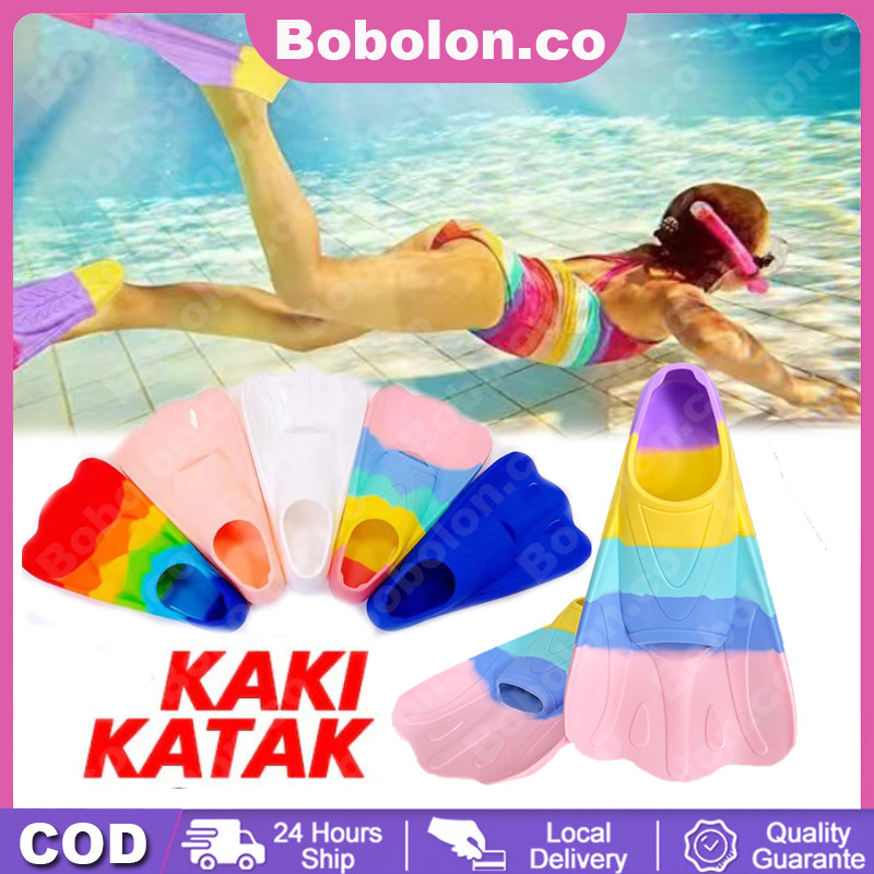 3XS-M Kaki Katak Renang Anak Berenang Fin Diving Rema Fin Diving Swimming Snorkling Anak Dan Dewasa 
