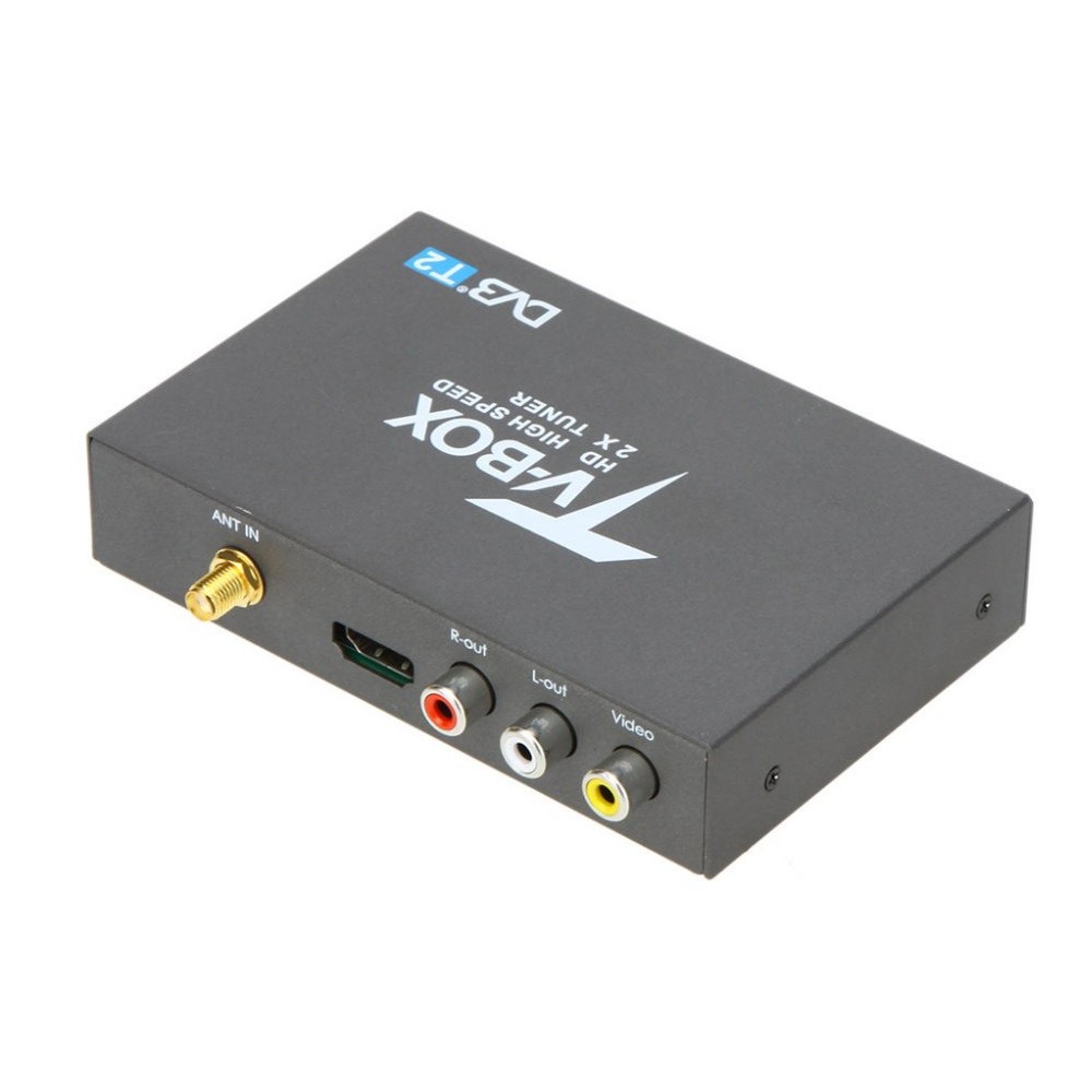Car Digital TV Receiver Host Model DVB-T2-T337 Mobile HD Turner Box Antenna RCA HDMI-Compatible High