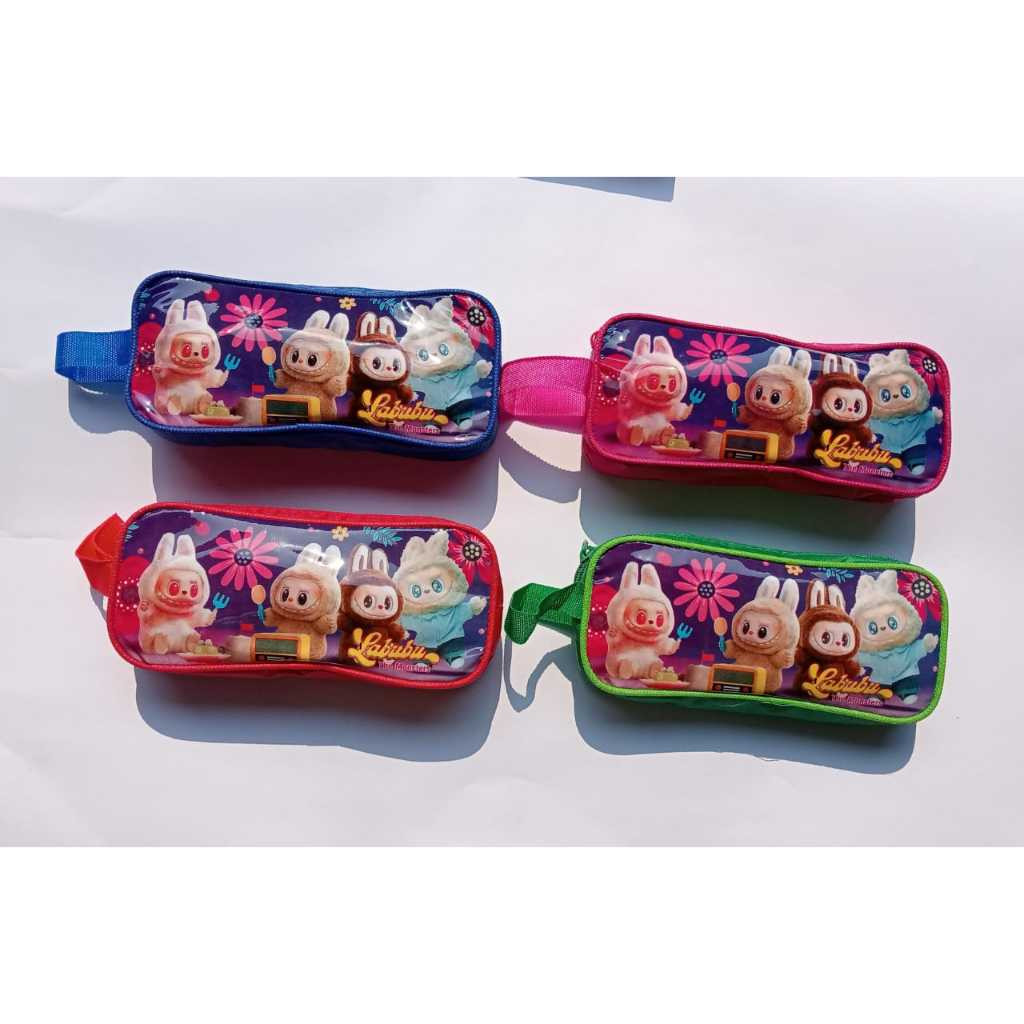 

RGT- Tempat Pensil Sleting Karakter Labubu Anak Sekolah / Kotak Pensil Zipper Anak Sekolah