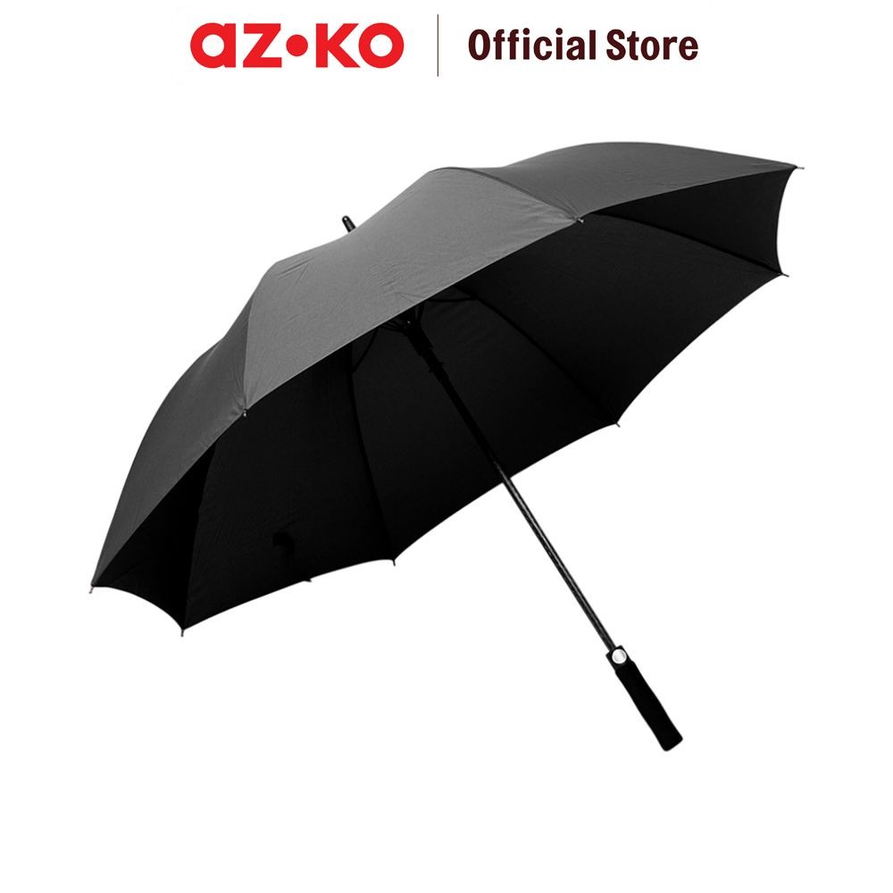 AZKO Passport 132 cm Umbrella Stick Auto Open - Hitam Umbrella Stick Payung Otomatis Terbuka Perlind