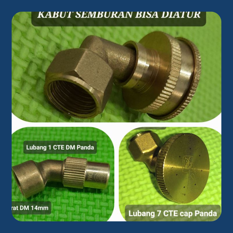 Spuyer Kabut lubang 4 dan 7 Drat 14mm Nozzle CTE Tangki Sprayer Elektrik Manual TU26 Chota Panda Tat