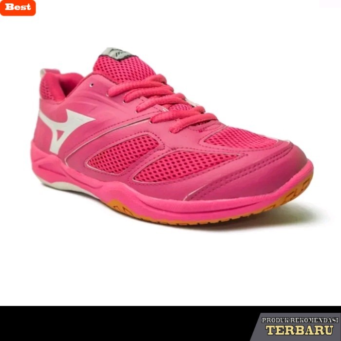 rekomendasi sepatu olahraga brand lokal Sepatu badminton wanita terbaru Mizuno Sepatu Jogging Volly 