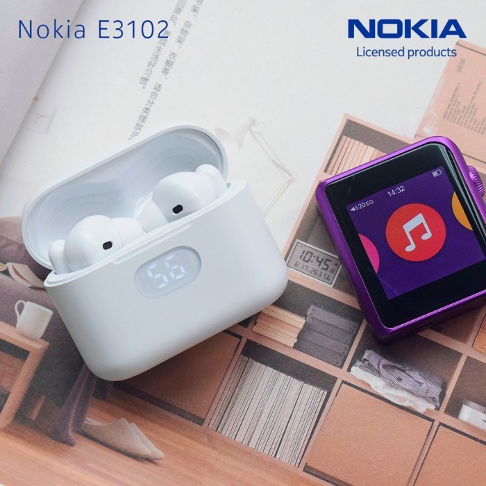 Nokia E3102 Essential TWS True Wireless Eahones - White