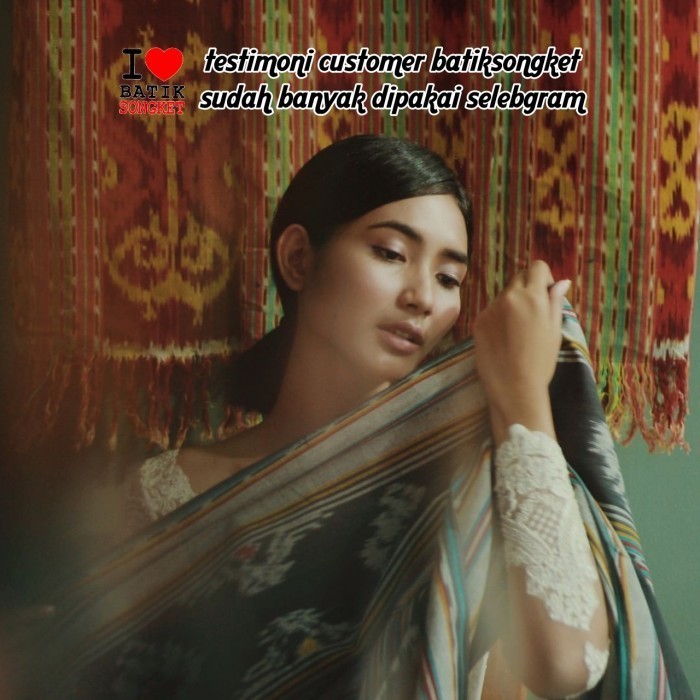 ✨NEW✨ -Tenun NTT bahan kemeja hem rok blouse batik baju kebaya batiksongket - 04- 1.2.23