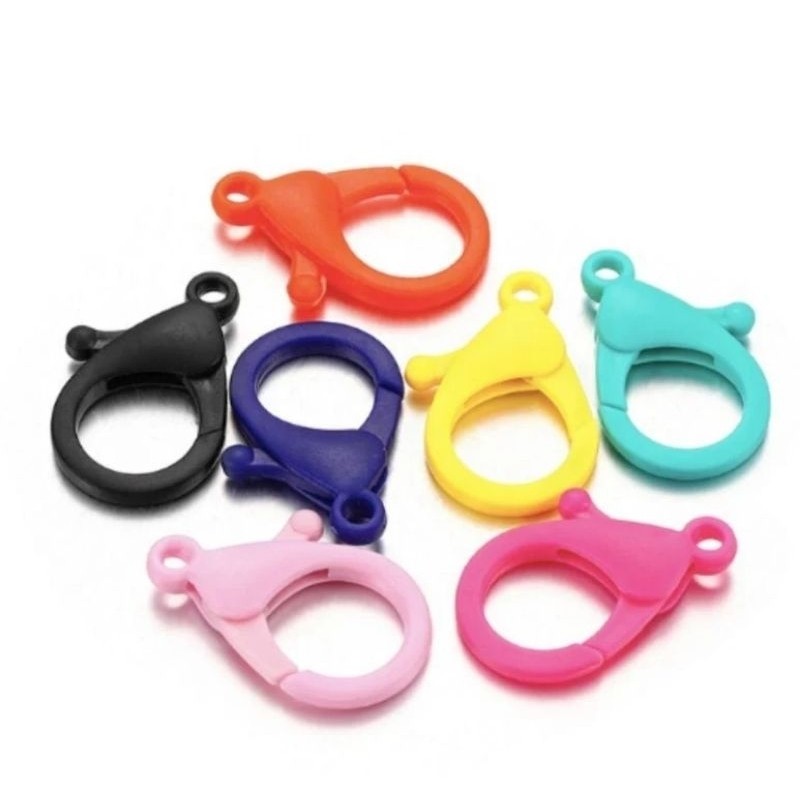 6pcs Kokot udang kait udang plastik 2,2 x 3,5cm