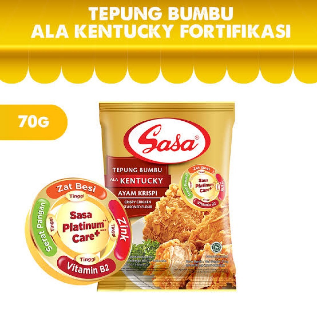 

[SASA] Tepung Ala Kentucky Ayam Krispi | Kemasan 70gr