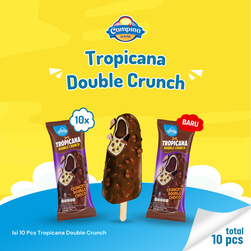 

Campina Tropicana Double Crunch - Es Krim