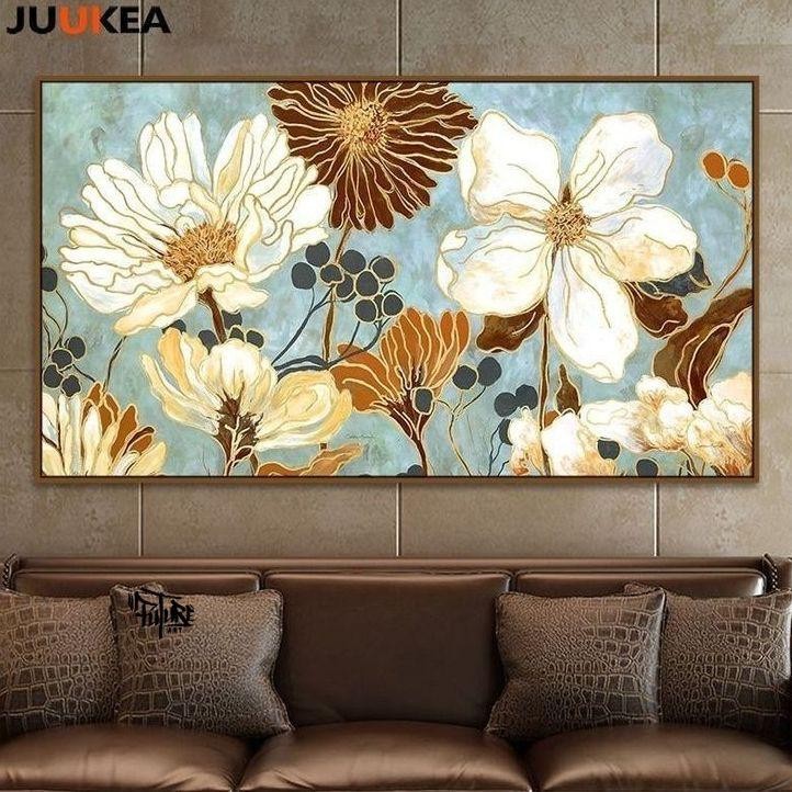 Hiasan Dinding Lukisan Abstrak Bunga - future art painting kamar tidur selebriti