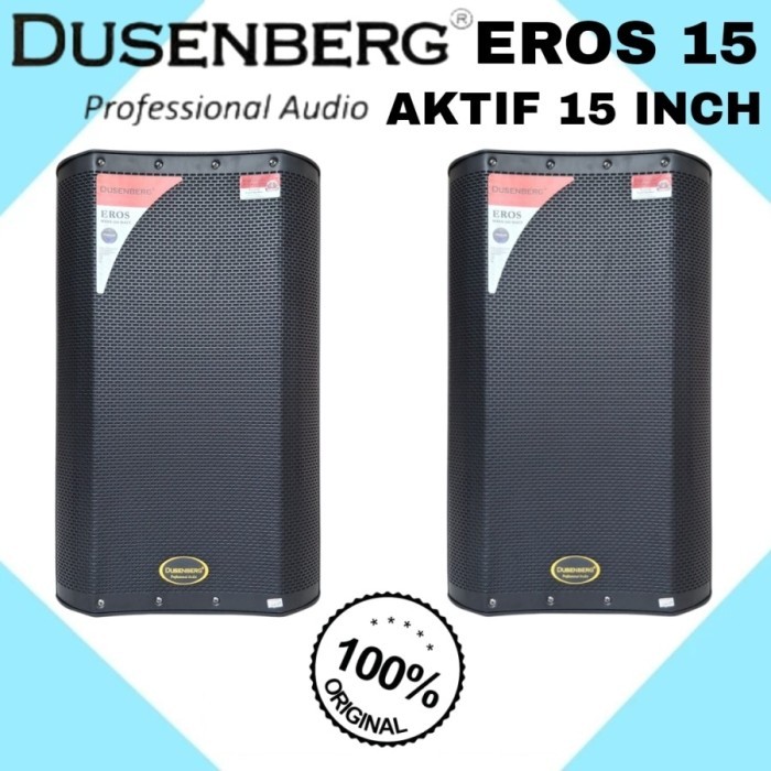SPEAKER AKTIF BLUETOOTH KARAOKE SMART TV YOUTUBE DUSENBERG 15 INCH EROS 15 SPEAKER KARAOKE INDOOR OU