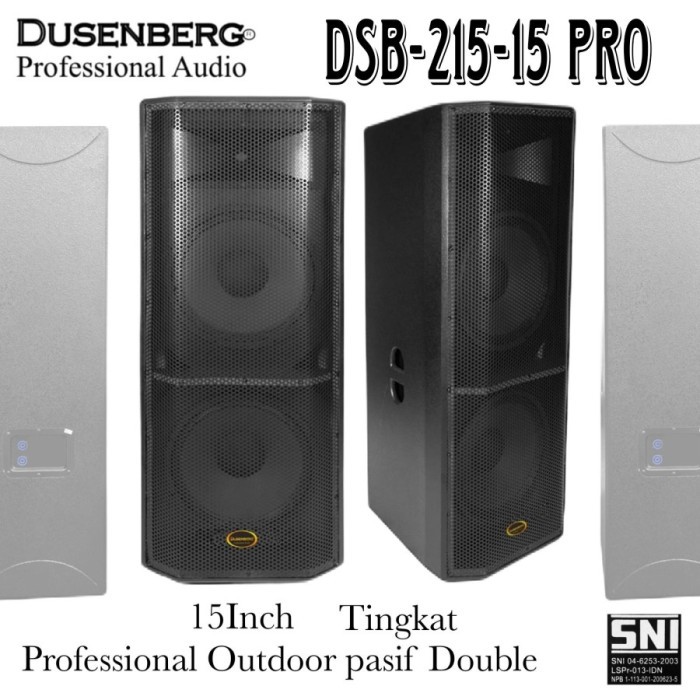 Speaker Pasif DUSENBERG Dobel 15 Inch DSB 215 - 15 Pro, Max 1000 Watt