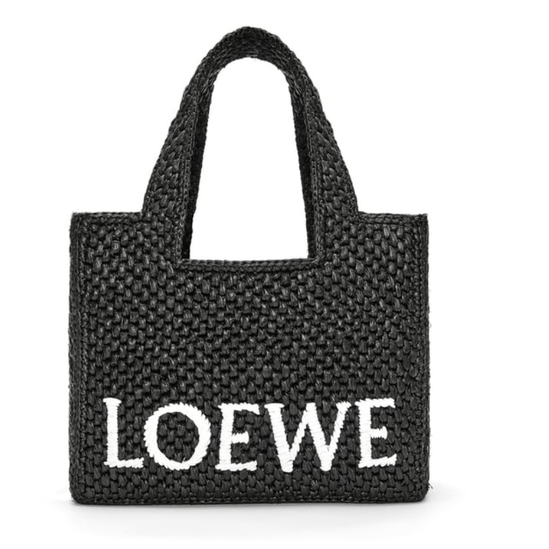 [Pre-order] Loewe Small Font Tote Bag in Raffia