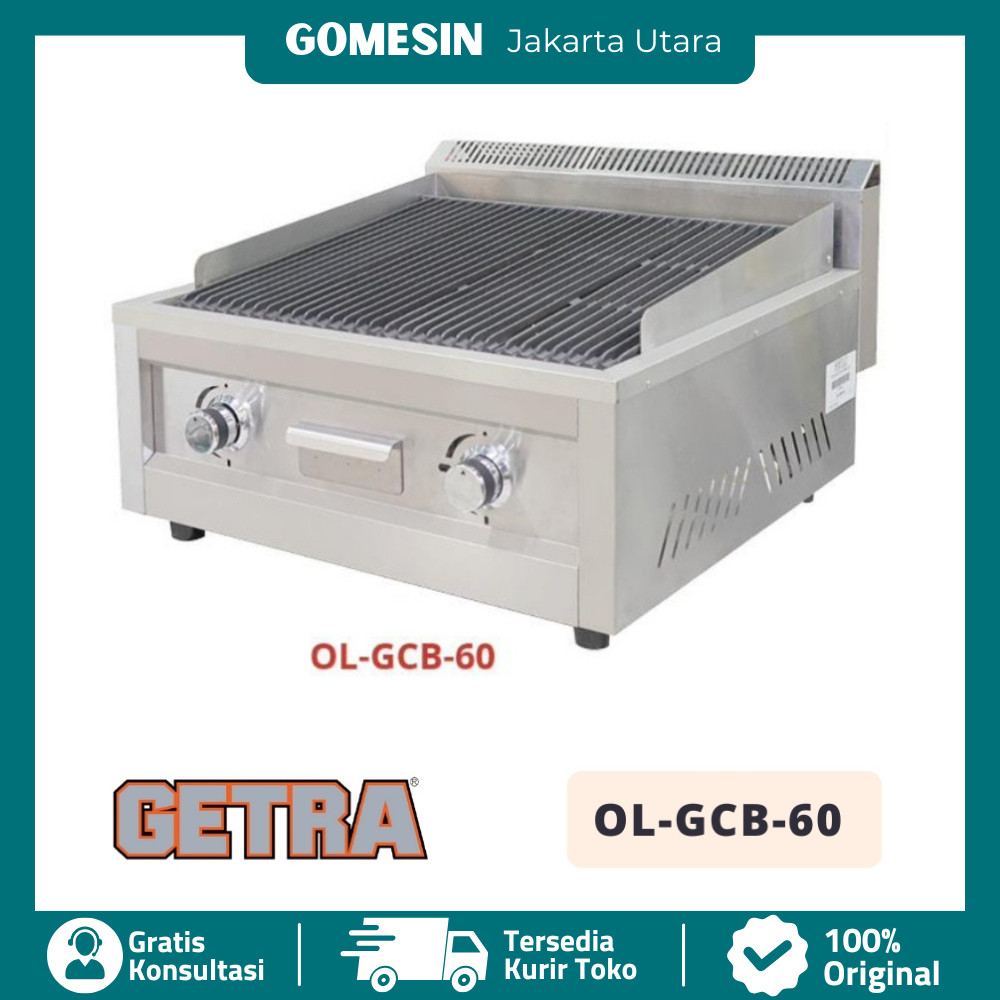 GETRA OL GCB 60 OL-GCB-60 GAS CHAR BROILER STAINLESS STEEL