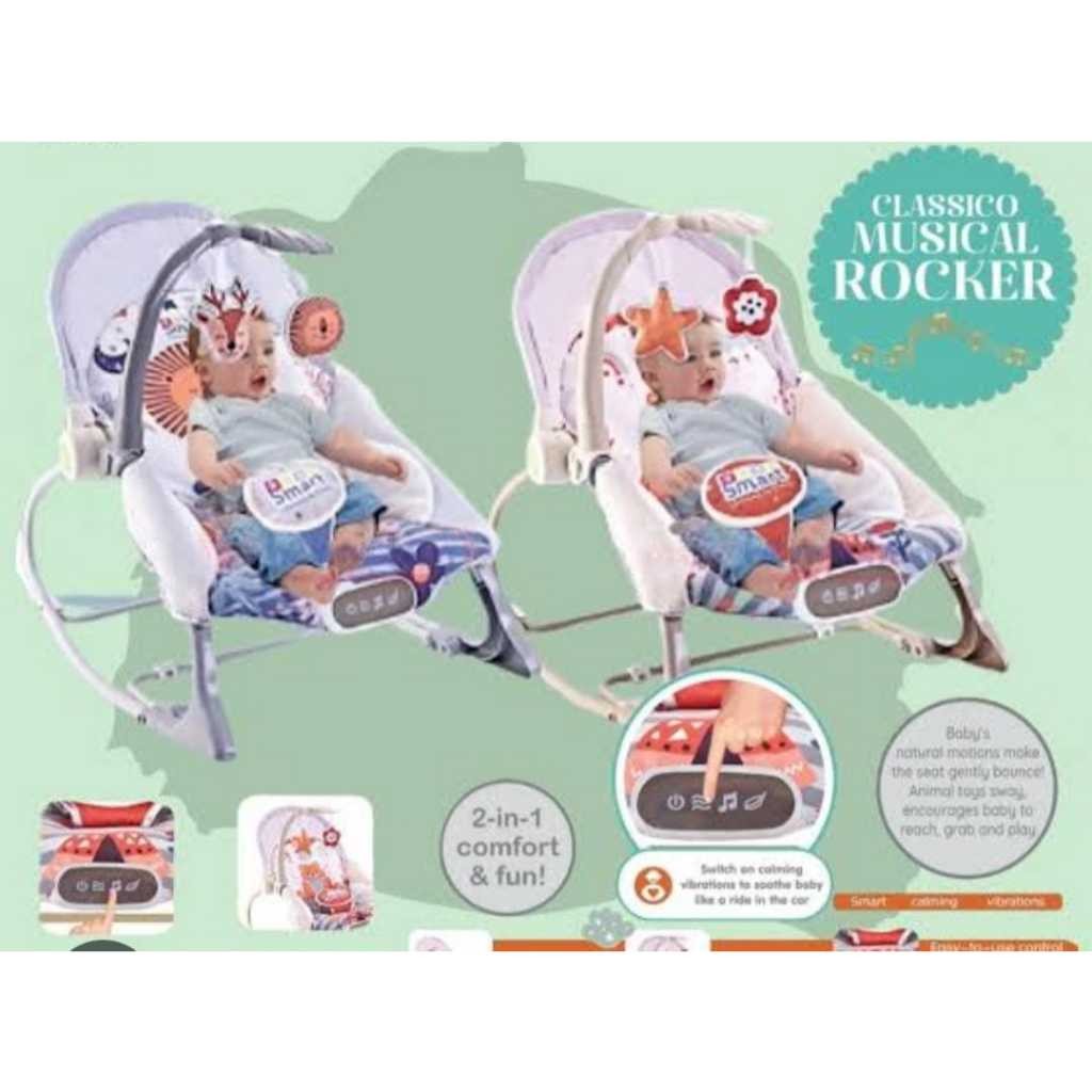 BEBE SMART - CLASSICO MUSICAL ROCKER BBS955 - LION