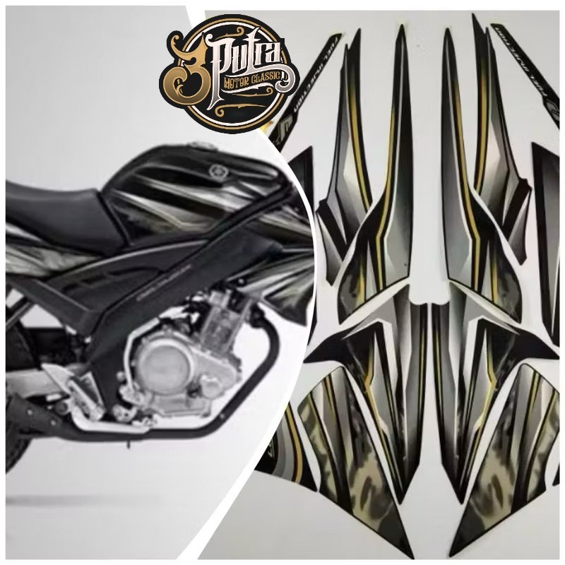 STRIPING STIKER LIS LES MOTOR YAMAHA VIXION OLD 2012