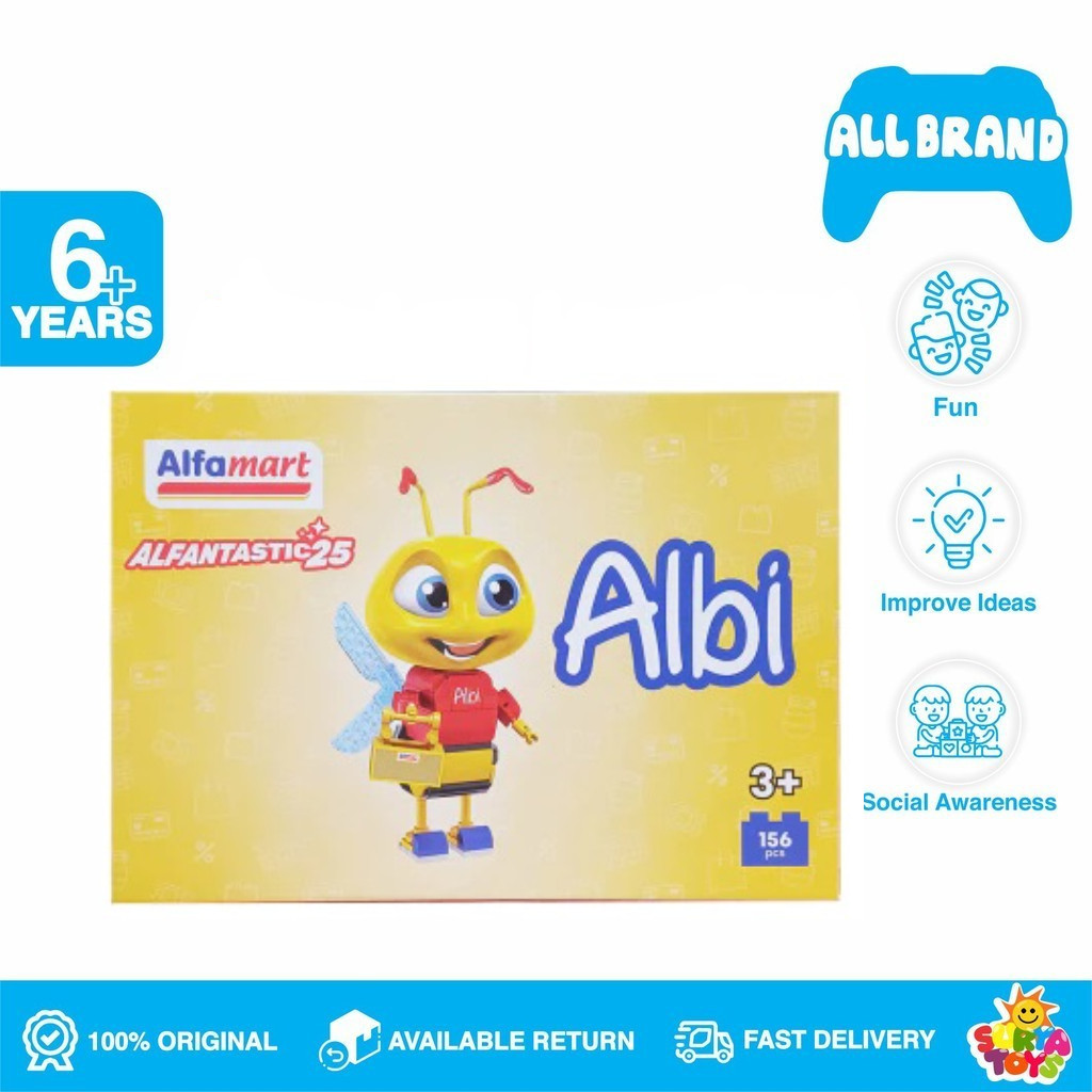 Mainan Bricks Alfamart Lebah Albi 1 pcs