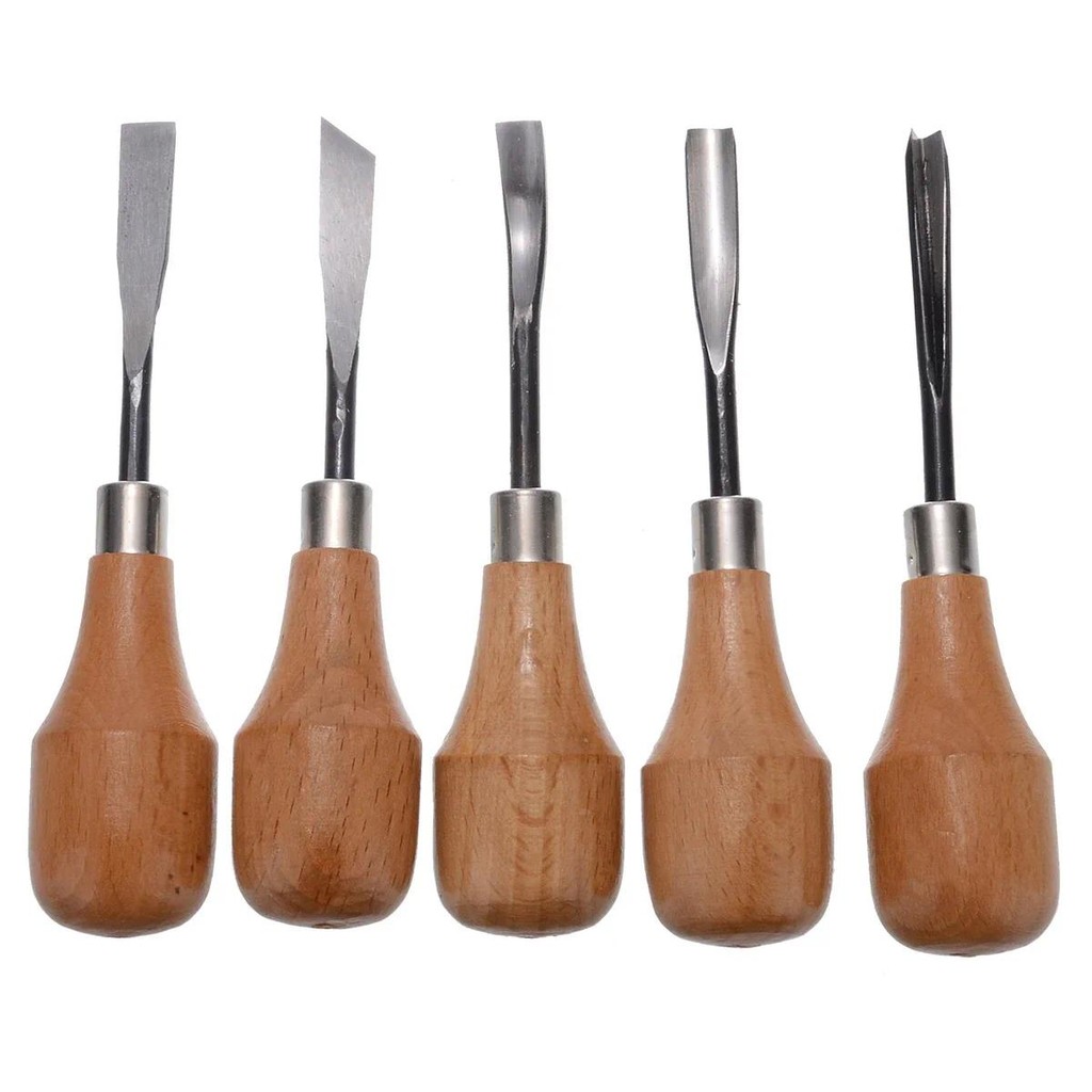 

New Professional Wood Carving Hand Chisels Tools Set Woodworking Gouges Lather