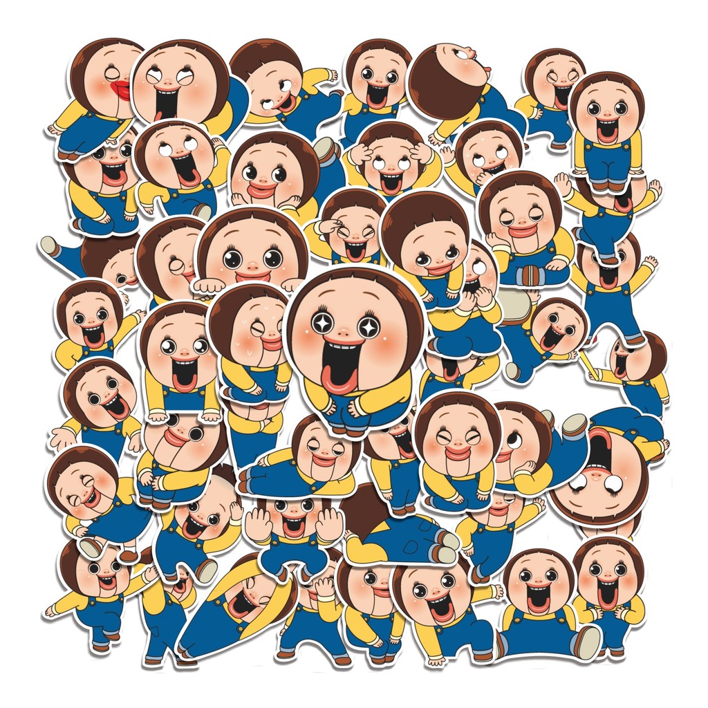 

COD 50 Pcs Stiker Sho Chan Lucu Anti Air Untuk Dekorasi Notebook Sepeda Skateboard Handphone